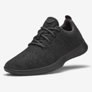 Women’s Wool Runners - Natural Black (Black Sole)